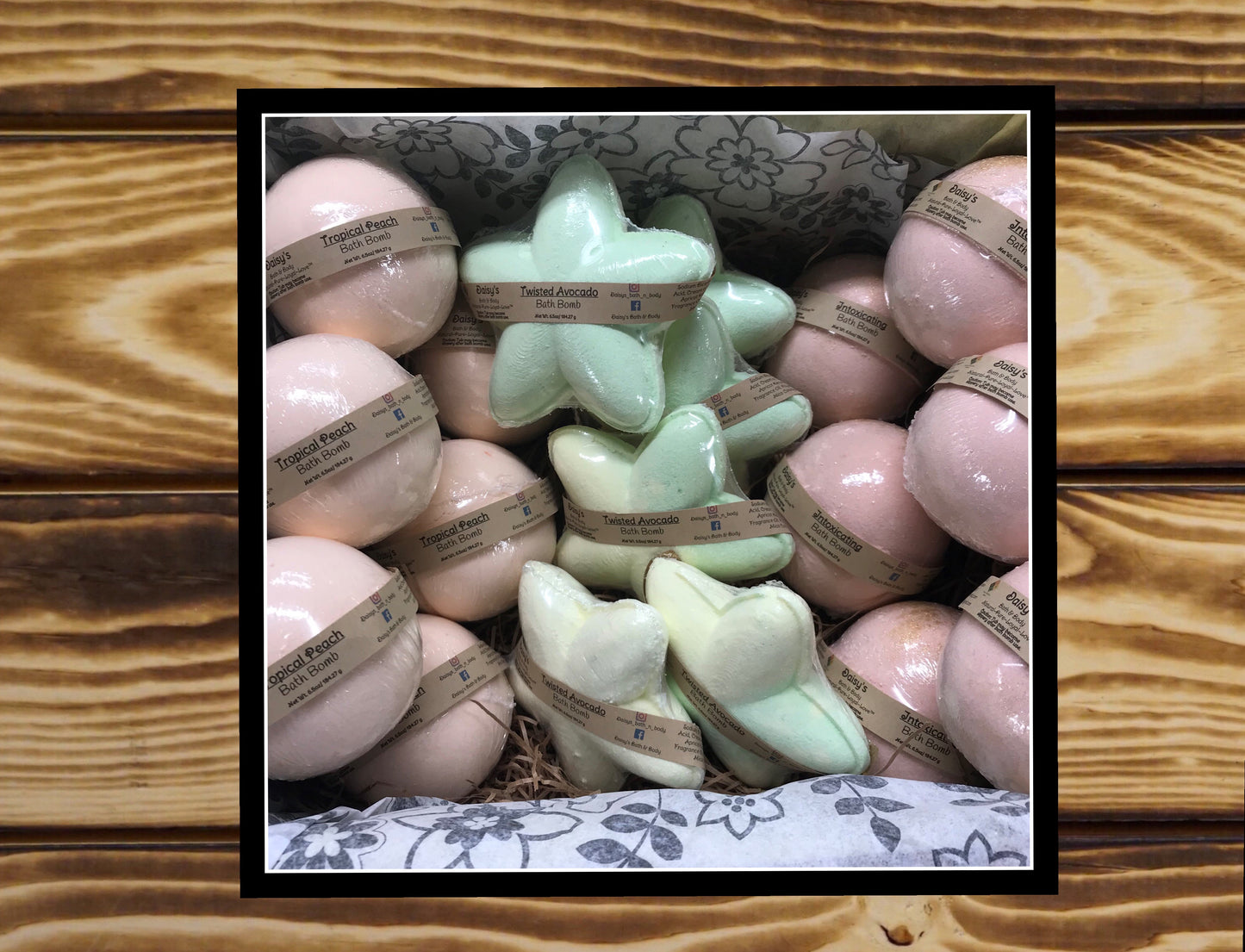 Daisy’s Bath & Body Aromatherapy Bath Fizzies w/ Epsom Salt and Mango Butter