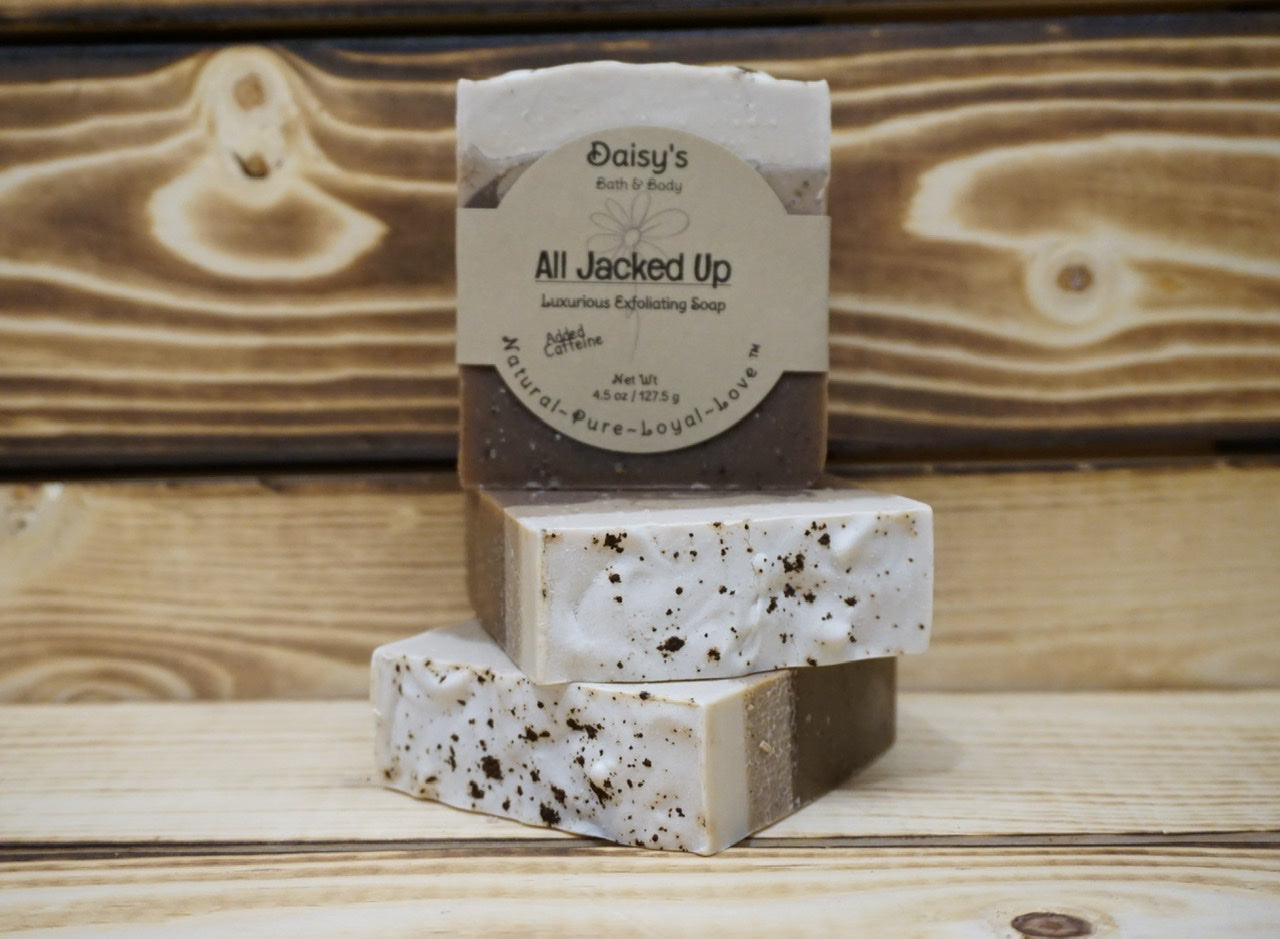 Daisy’s Bath & Body All Jacked Up (caffeinated & exfoliating)